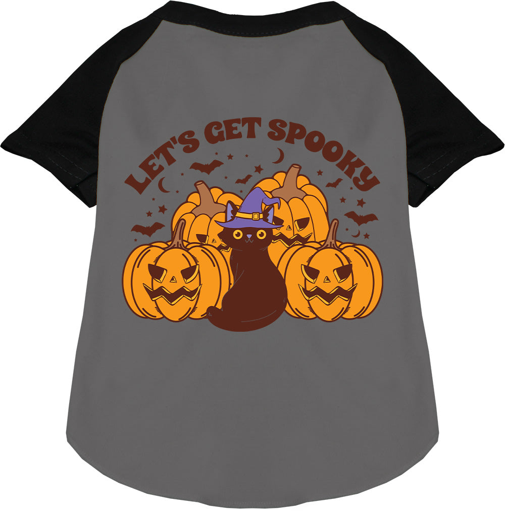 Get Spooky Pet Raglan Shirt-0