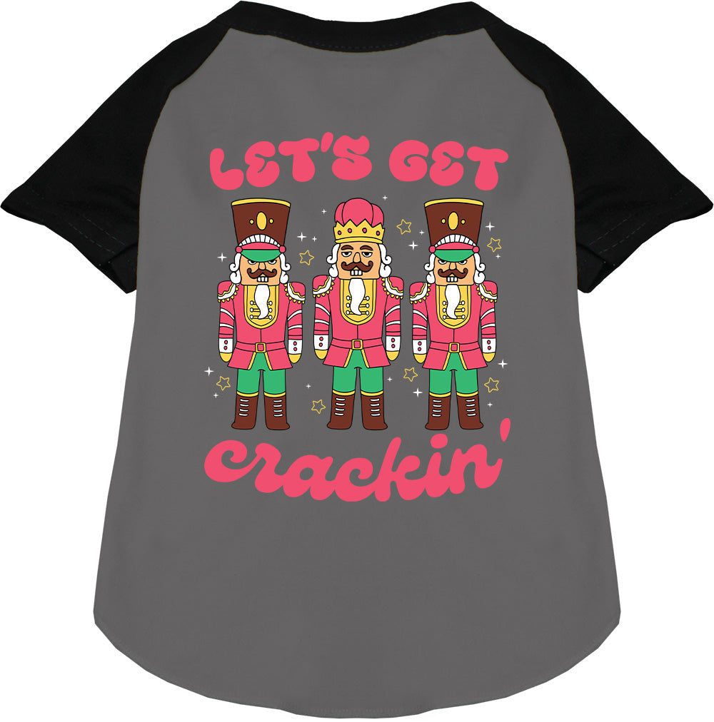 Let's Get Crackin' Pet Raglan Shirt-2