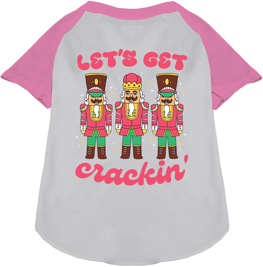 Let's Get Crackin' Pet Raglan Shirt-4