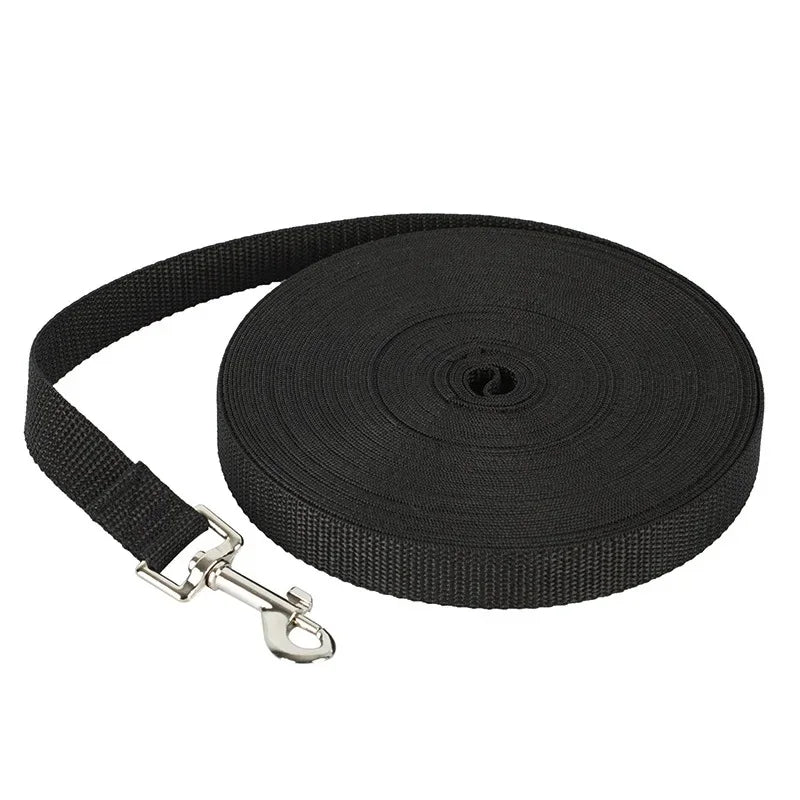 Long Nylon Pet Dog Leash For Small Big Dogs Cats Outdoor Hiking Puppy Lead Rope Durable Labrodor Traction Belt 1.5m 3m 10m 30m